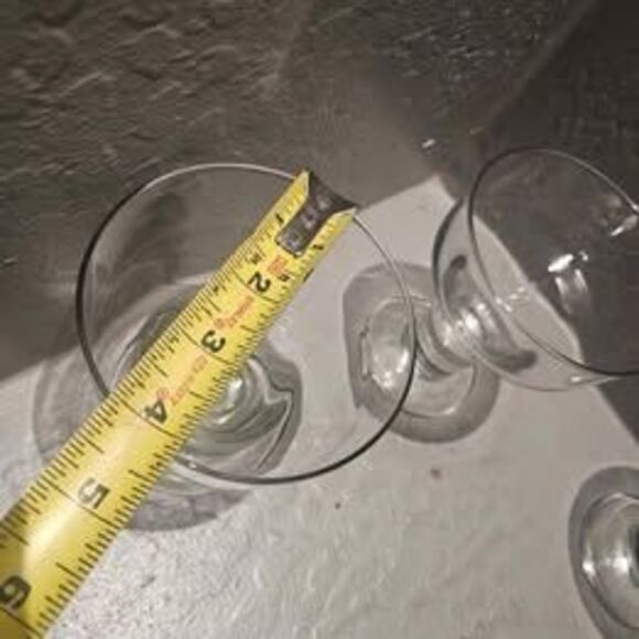 Set of 3 Glass Libby Catalina Margarita Glasses 5" x 4" - Picture 4 of 4